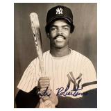 NY Yankee Andre Robertson signed photo