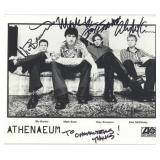Athenaeum band signed photo