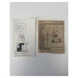 Jerry Marcus hand drawn and signed Trudy sketch...