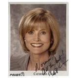 Court TV host Catherine Crier signed photo