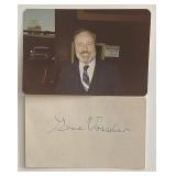 E. Gene Vosseler original signature with photo