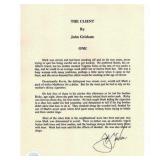 The Client Novelist John Grisham Signed...