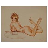 Artist Olivia DeBerardinis Pin Up 1992...