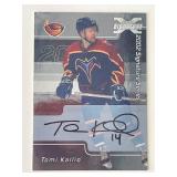 Atlanta Thrashers Tomi Kallio signed...