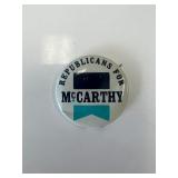 McCarthy presidential campaign pin