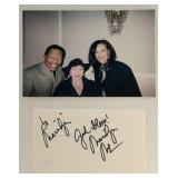 5th Dimension Marilyn McCoo Signed Card