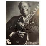 BB King signed photo