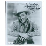 Roy Rogers Signed 8x10 Photo The Roy Rogers...