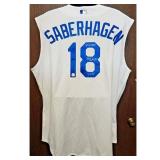 Kansas City Royals Brett Saberhagen Signed Jersey