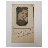 Rosemary Harris original signature