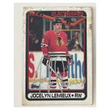 Chicago Blackhawks Jocelyn Lemieux 1990 Topps...