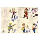 Tonight Alive Band Signed Photo JSA Authenticated