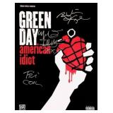 Green Day signed sheet music
