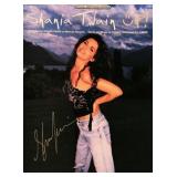 Shania Twain signed sheet music