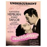 Katharine Hepburn and Robert Taylor signed...