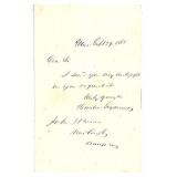 New York Governor Horatio Seymour Signed Civil...