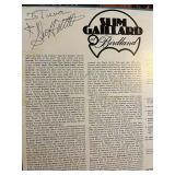 Slim Gaillard signed album