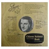 Liberace signed record sleeve
