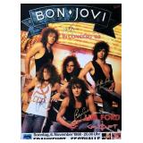 Bon Jovi concert poster