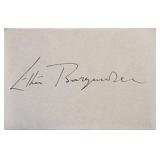 Ethel Barrymore signature slip