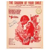 Elizabeth Taylor and Richard Burton signed...
