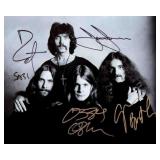 Black Sabbath signed photo