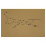 The Andy Griffith Show Danny Thomas signature slip
