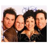 Seinfeld cast signed promo photo