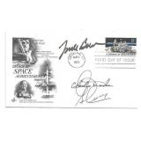 Astronaut Frank Borman, Charlie Duke and Gene...