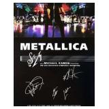 Metallica signed "S&M" promo poster