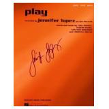 Jennifer Lopez signed sheet music