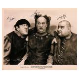 Three Stooges Larry, Moe, and Curly Joe signed...