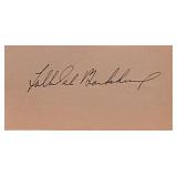 Lifeboat Tallulah Bankhead signature slip