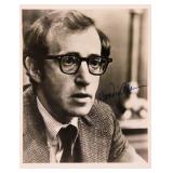 Woody Allen signed portrait photo