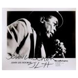 John L Hooker signed promo photo