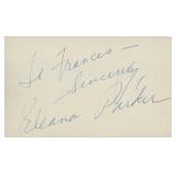 The Sound of Music Eleanor Parker signed note