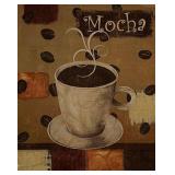 Mocha Cafe Art Print