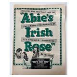 1946 Abie's Irish Rose vintage movie poster