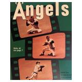 California Angels 1973 Scorebook Magazine. 8x11...