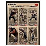 1993 Dallas Cowboys Uncut Card Sheet
