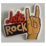 Let's Rock sticker