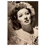 Greer Garson facsimile signed photo. 3x5 inches