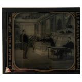 President William McKinley glass slide. 3x4 inches