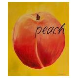Peach Art Print