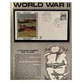 Thousand Bombers FDC. 3x6 inches
