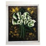 Peace Lillies original painting on canvas