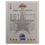 James Worthy Lakers NBA Hoops Basketball Card