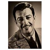 Robert Taylor facsimile signed photo. 3x5 inches