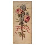 Vintage Floral Rose Bouquet Art Print