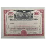 Pan American World Airways, INC One Hundred...